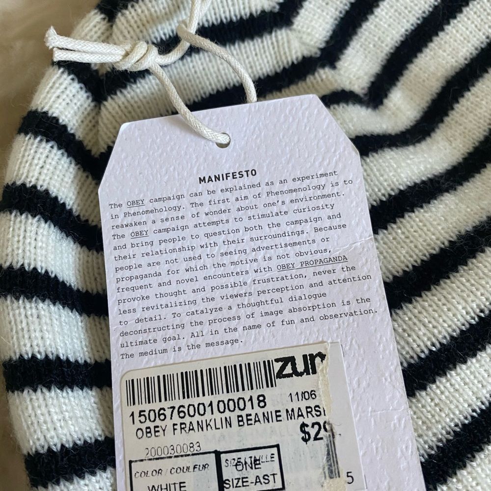 OBEY toque - Picture 5 of 5